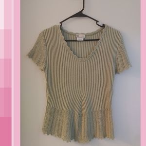 Vintage Faded Glory Knit Blouse